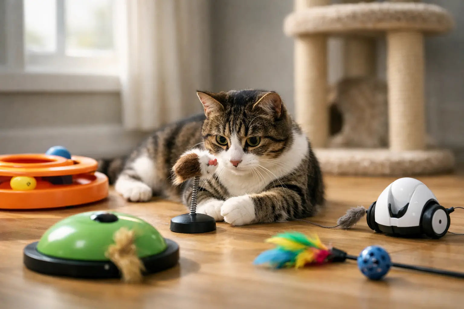 Cat Toys That Keep Indoor Cats Happily Busy