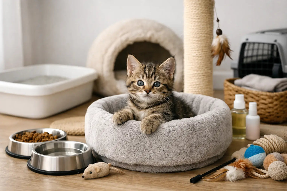 First Time Kitten Supplies for a Calm First Week