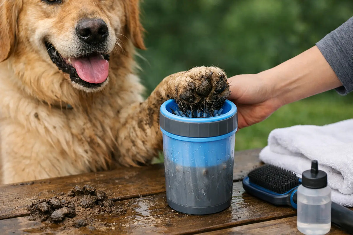 Best Dog Paw Cleaner for Muddy Paws