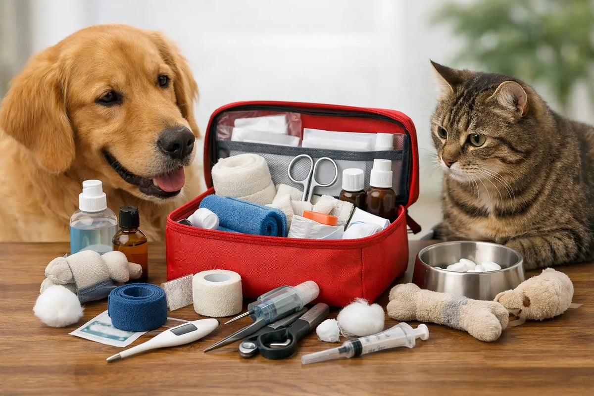Pet First Aid Kit Essentials for Dogs and Cats