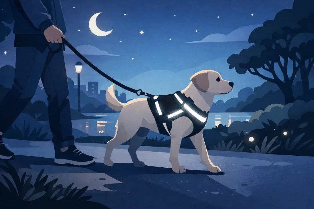 Reflective Dog Harness for Night Walks