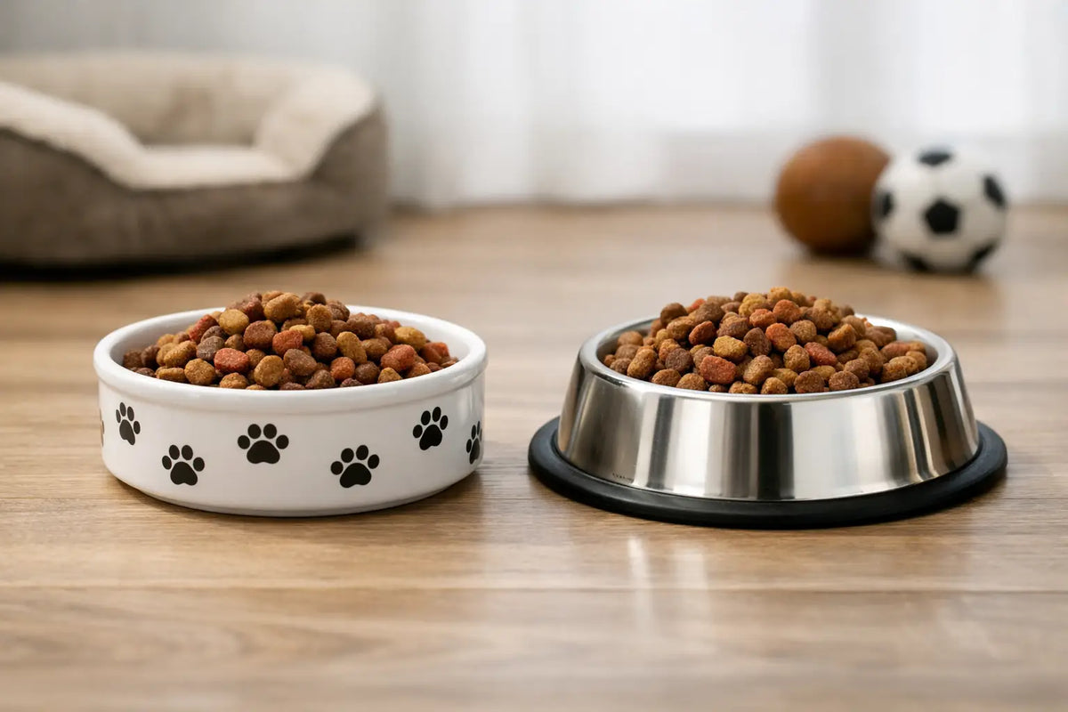 Ceramic vs Stainless Pet Bowls