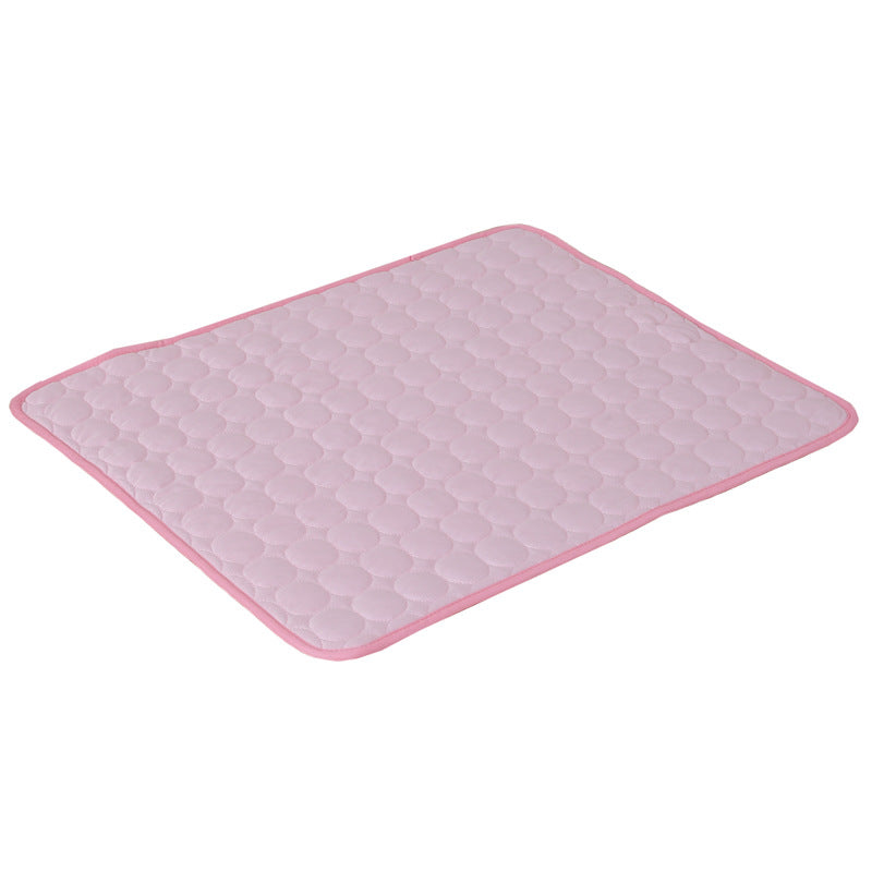 Pet Cooling Mat for Dogs & Cats – Ice Silk Summer Pad | S, M, XL | Multiple Colors