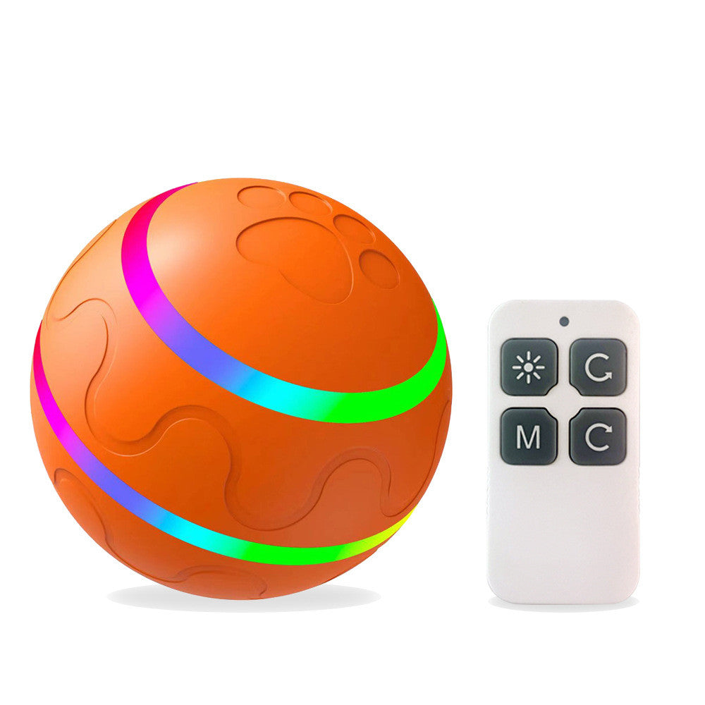 Automatic Self-Rotating Cat Ball Toy – USB Rechargeable Electric Ball with Remote Control
