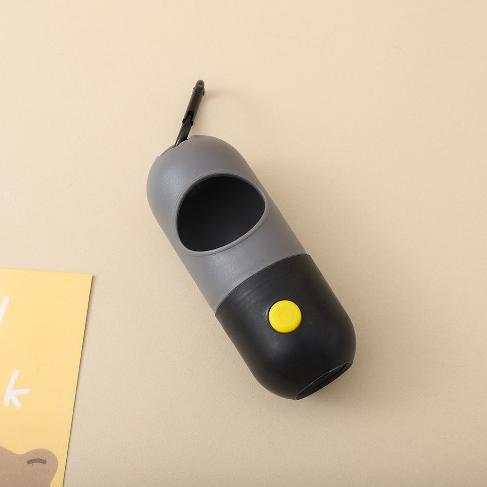 LED dog poop bag dispenser