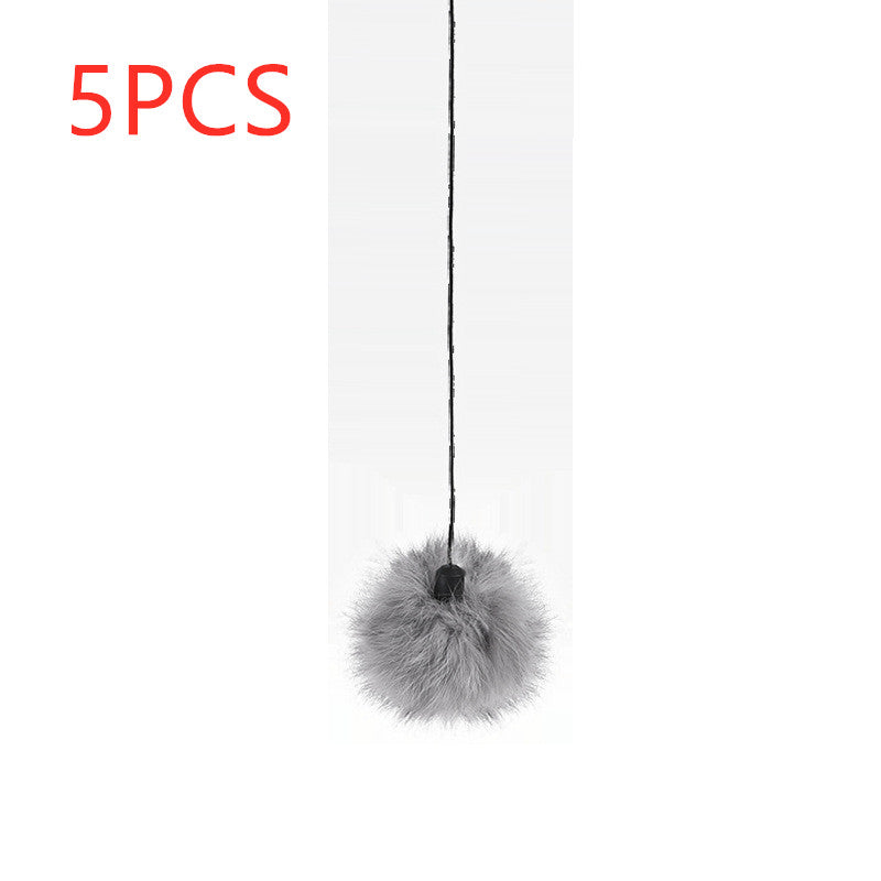 Electric Interactive Cat Toy with Fur Ball & Rope – Auto Motion Teaser for Indoor Cats