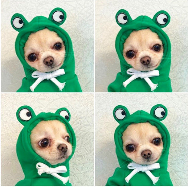 Cute Fruit Dog Hoodie – Warm Fleece Sweater for Small Dogs & Cats