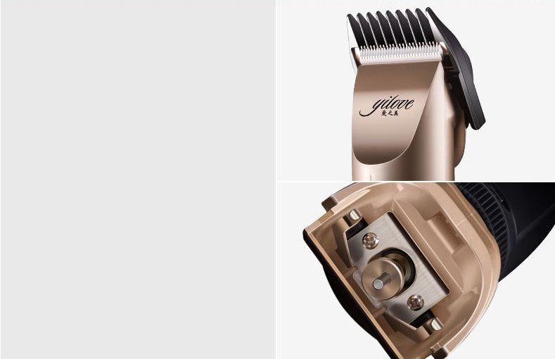 Professional Pet Hair Clipper & Grooming Kit – Titanium Ceramic Blade | 90-Min Battery | Dogs & Cats