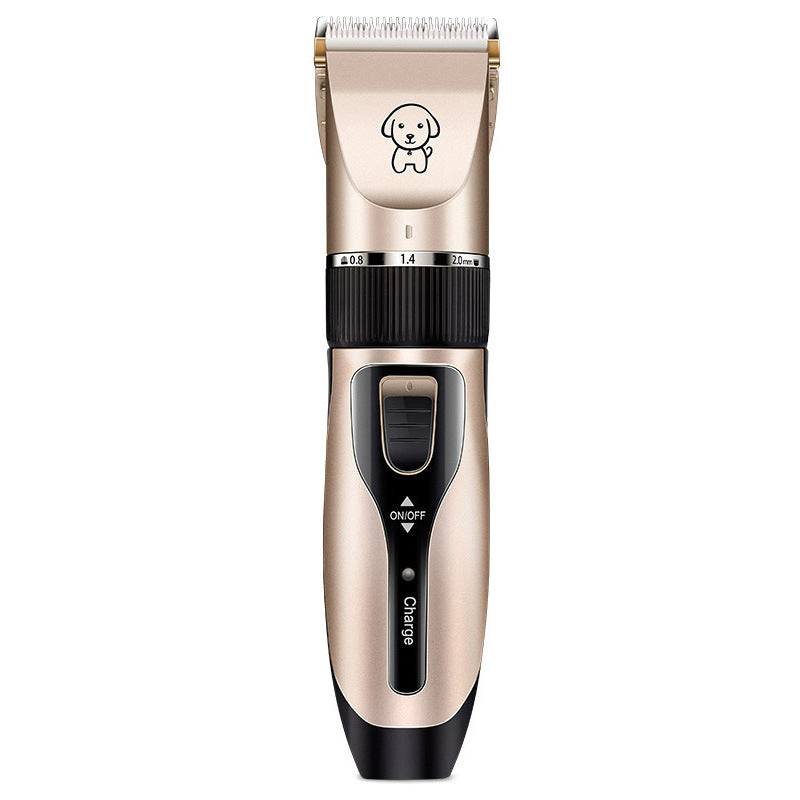 Professional Pet Hair Clipper & Grooming Kit – Titanium Ceramic Blade | 90-Min Battery | Dogs & Cats