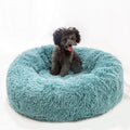 Plush Round Pet Nest Bed – Cozy Self-Warming Dog & Cat Bed