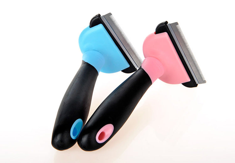 Pet Deshedding Comb – Professional Hair Removal Grooming Tool for Dogs & Cats