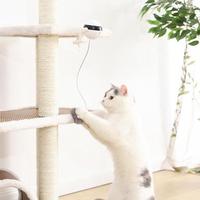 Electric Interactive Cat Toy with Fur Ball & Rope – Auto Motion Teaser for Indoor Cats