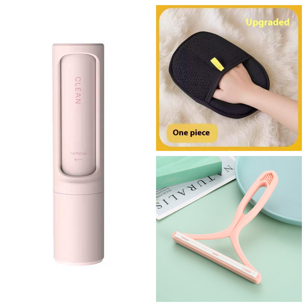 Pet hair remover brush