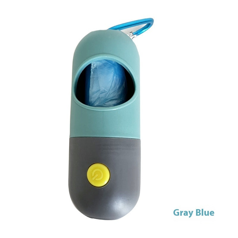 LED dog poop bag dispenser