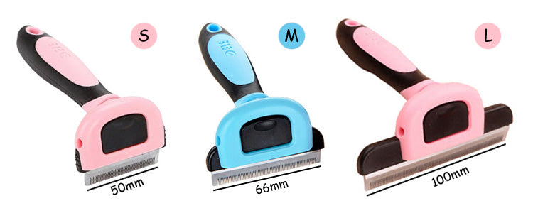 Pet Deshedding Comb – Professional Hair Removal Grooming Tool for Dogs & Cats