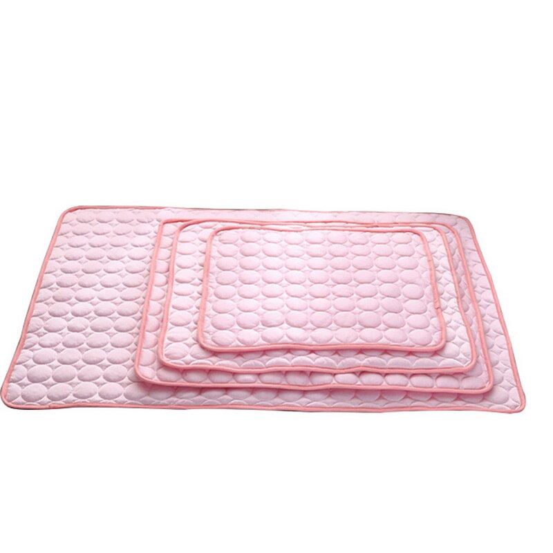 Ice Silk Self-Cooling Pet Mat for Dogs & Cats – Summer Cooling Pad