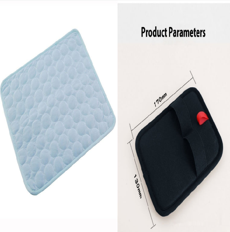 Ice Silk Self-Cooling Pet Mat for Dogs & Cats – Summer Cooling Pad