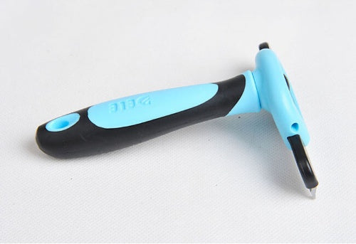 Pet Deshedding Comb – Professional Hair Removal Grooming Tool for Dogs & Cats