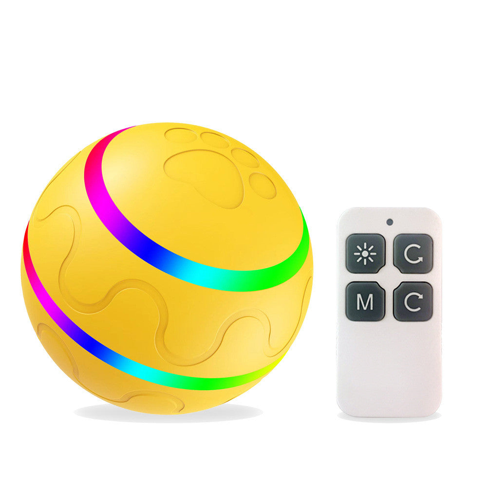 Automatic Self-Rotating Cat Ball Toy – USB Rechargeable Electric Ball with Remote Control
