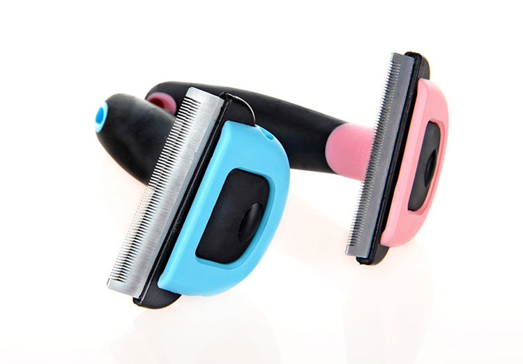 Pet Deshedding Comb – Professional Hair Removal Grooming Tool for Dogs & Cats
