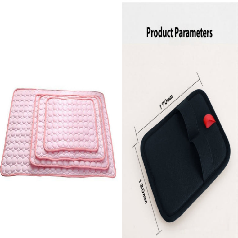 Ice Silk Self-Cooling Pet Mat for Dogs & Cats – Summer Cooling Pad