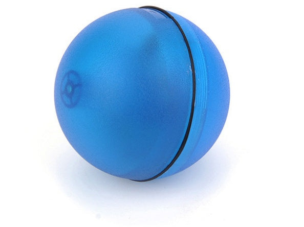 LED Auto-Rolling Cat Toy Ball – USB Rechargeable with Catnip & Feathers