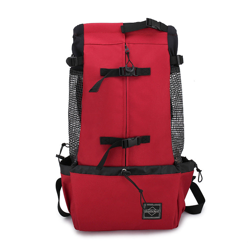 Pet Travel Backpack Carrier – Portable Double-Shoulder Dog & Cat Bag