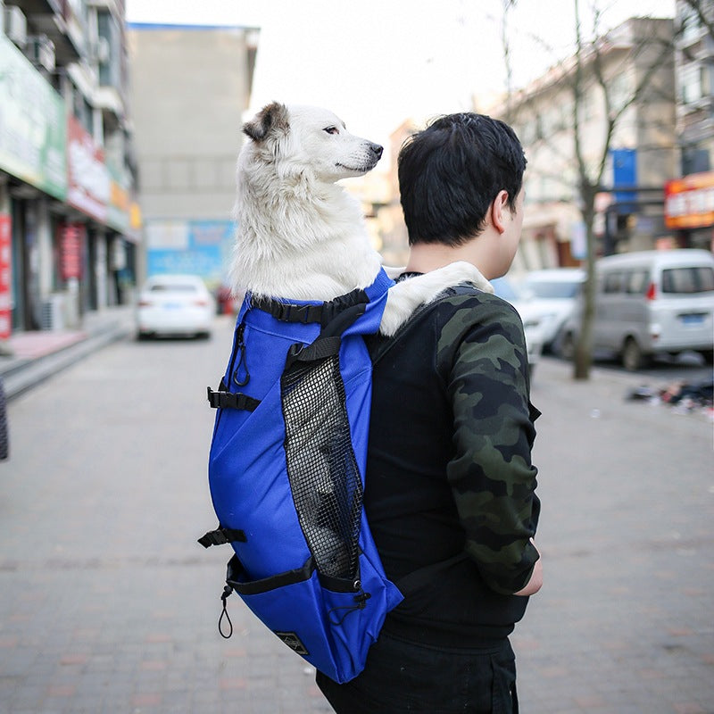 Pet Travel Backpack Carrier – Portable Double-Shoulder Dog & Cat Bag