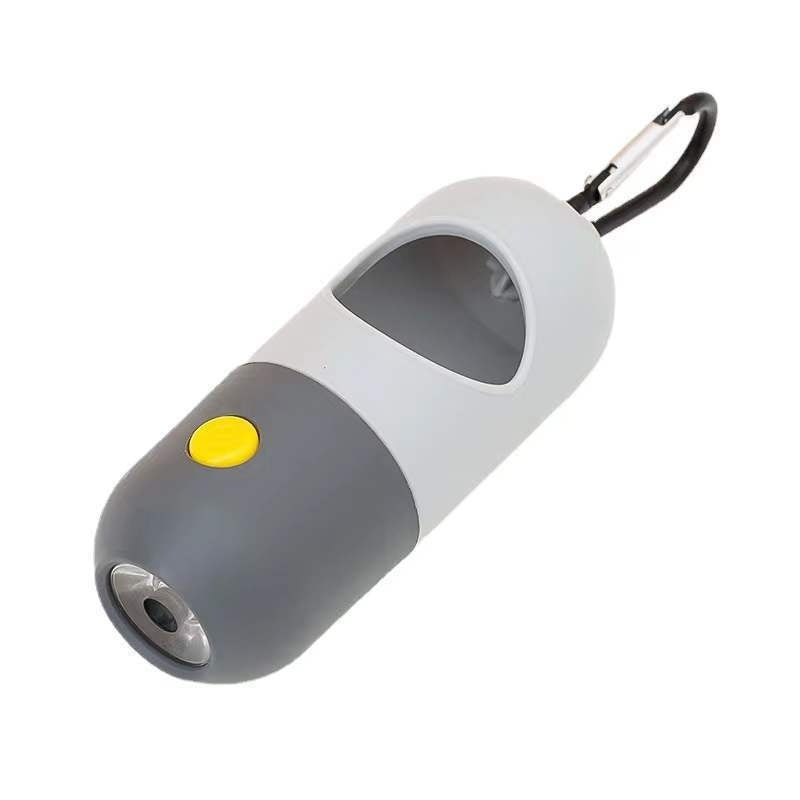 LED dog poop bag dispenser