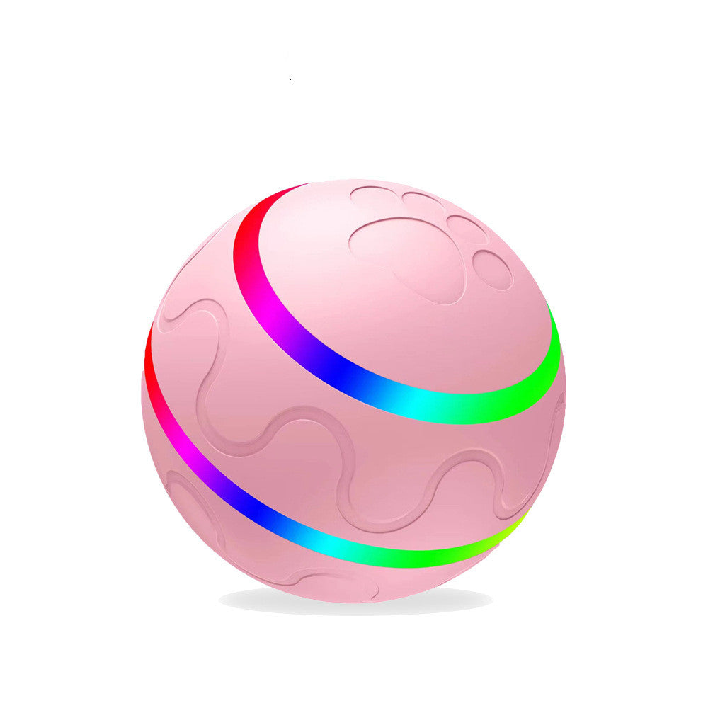Automatic Self-Rotating Cat Ball Toy – USB Rechargeable Electric Ball with Remote Control