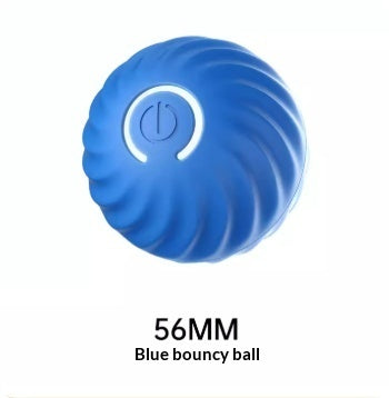 USB Jumping Dog Ball Toy – Interactive Rubber Chew & Bounce Ball for Dogs