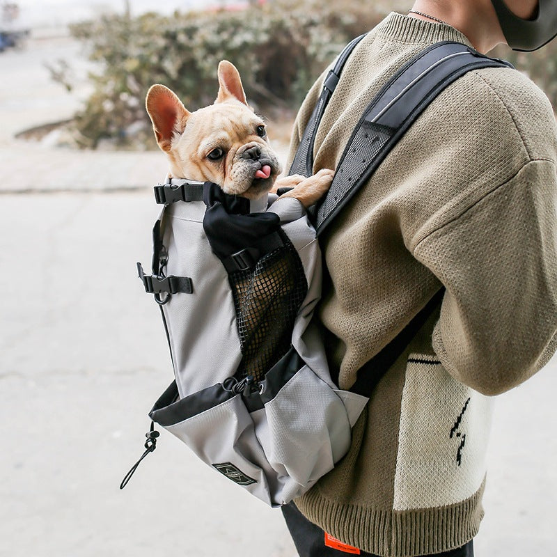 Pet Travel Backpack Carrier – Portable Double-Shoulder Dog & Cat Bag