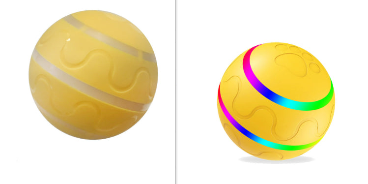 Automatic Self-Rotating Cat Ball Toy – USB Rechargeable Electric Ball with Remote Control
