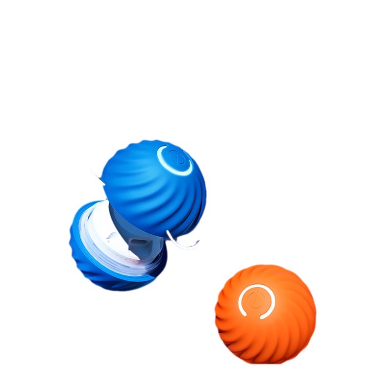 USB Jumping Dog Ball Toy – Interactive Rubber Chew & Bounce Ball for Dogs