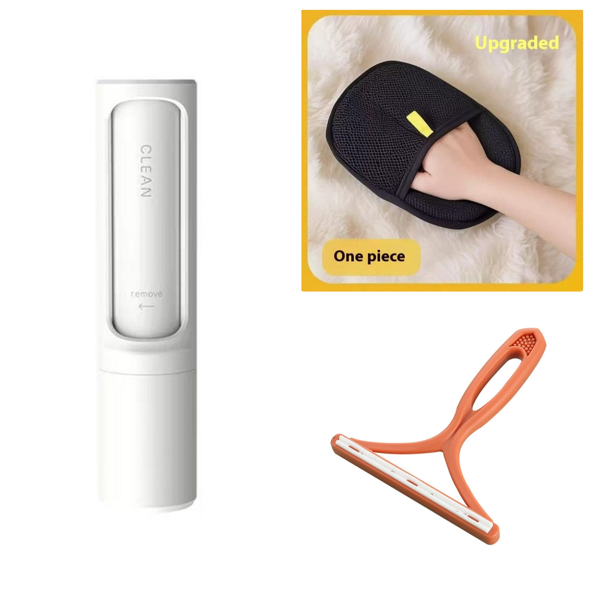 Pet hair remover brush