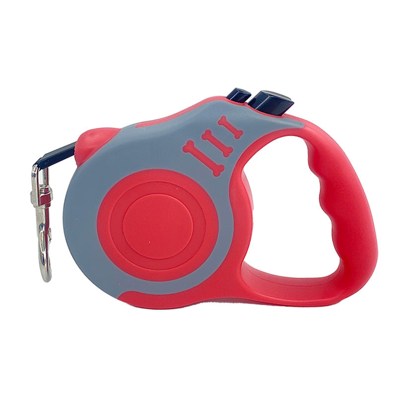 Retractable Dog Leash with One-Hand Brake – 3m & 5m | For Dogs Up to 15kg