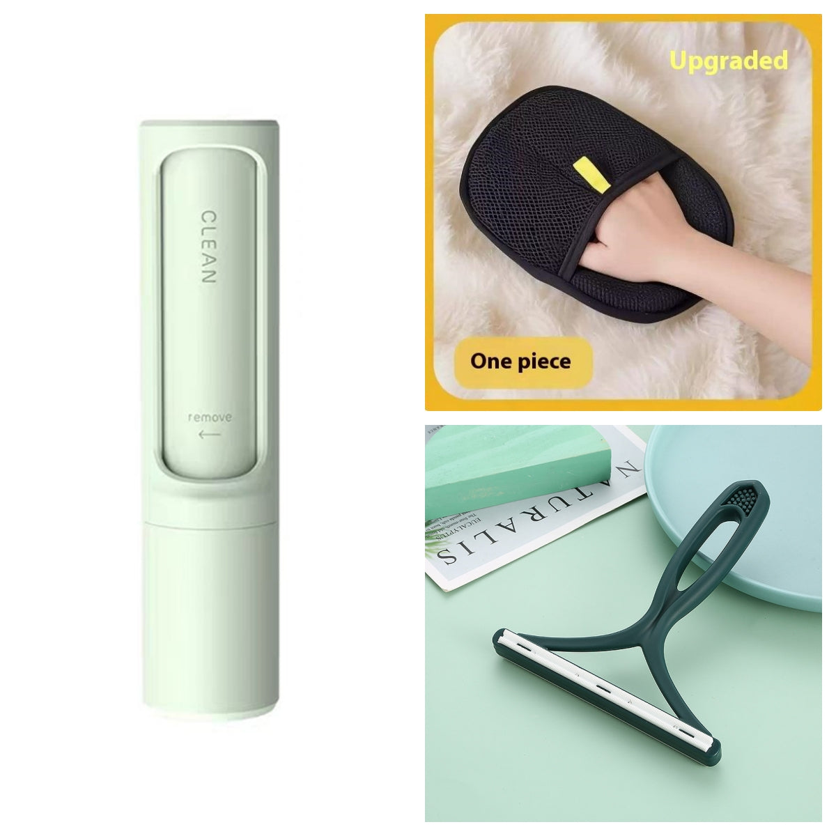 Pet hair remover brush