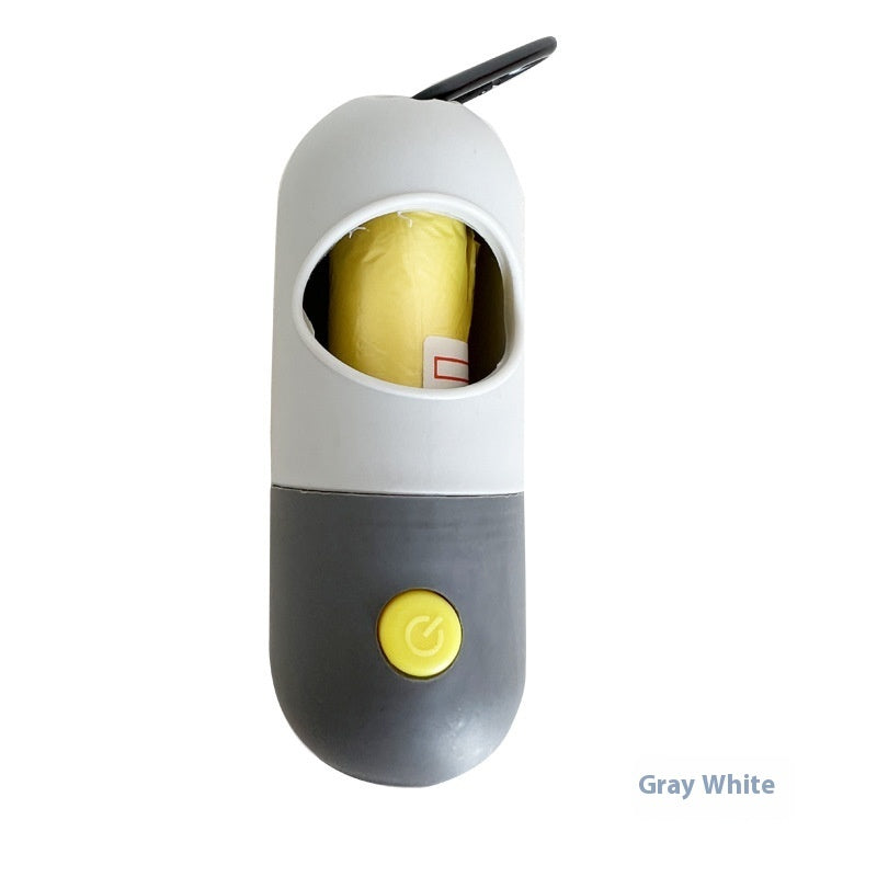 LED dog poop bag dispenser