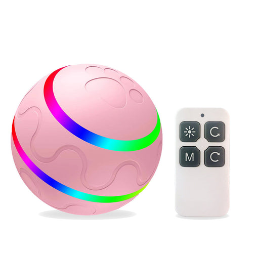 Automatic Self-Rotating Cat Ball Toy – USB Rechargeable Electric Ball with Remote Control