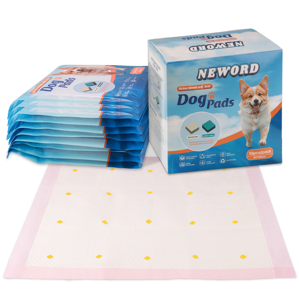 Dog Urine Detection Pads for Puppies & Adult Dogs – 10 Pack