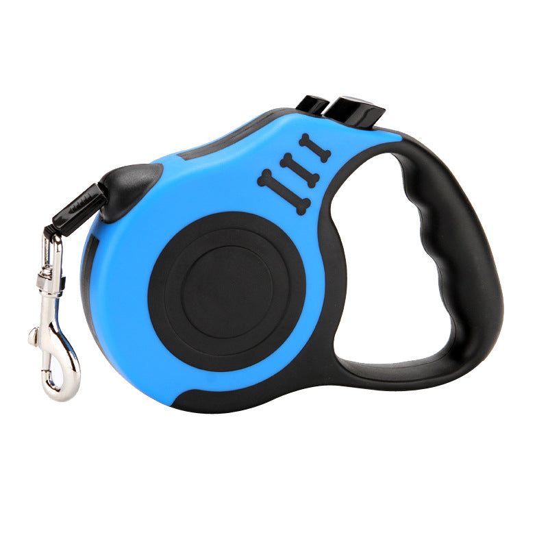 Retractable Dog Leash with One-Hand Brake – 3m & 5m | For Dogs Up to 15kg