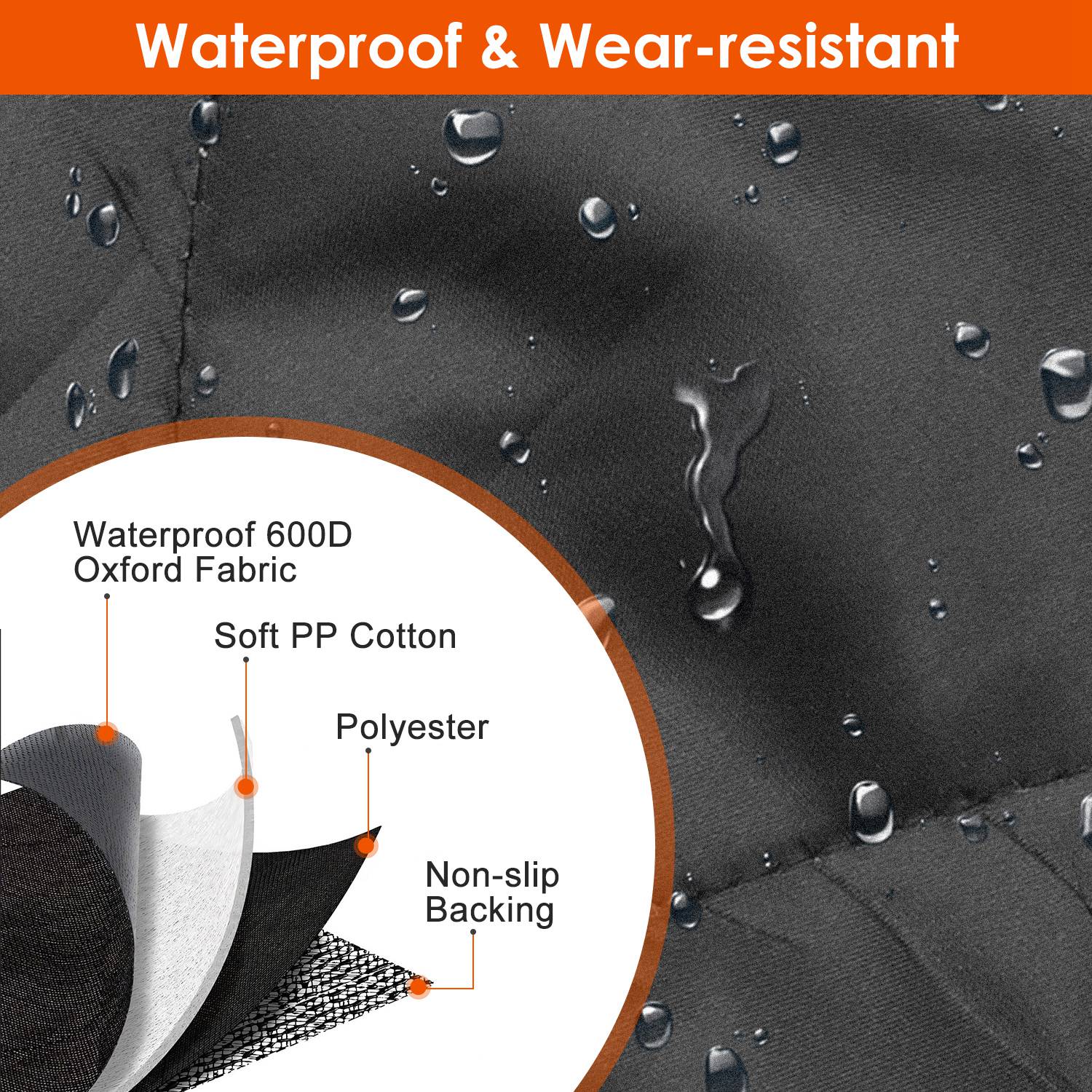 waterproof dog car seat cover